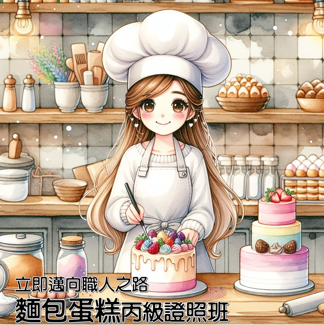 [招生中] 2025 麵包蛋糕丙級證照 春季班輔導班【4/9(三)麵包班、4/10(四)蛋糕班】圖片
